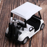 1/20th Diecast Mini Pull Back Golf Cart with Clubs Model Playset Creative Toy Presents Home Office Supplies –White - Aladdin Shoppers