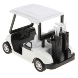 1/20th Diecast Mini Pull Back Golf Cart with Clubs Model Playset Creative Toy Presents Home Office Supplies –White - Aladdin Shoppers