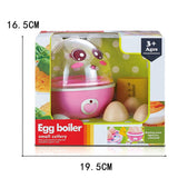 Egg Cooker Kitchen Pretend Play Set Educational Toy for Kids Role Play