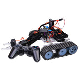 Maxbell Maxbell DIY 4-Dof PS2 Remote Control Tank Chassis Robot Mechanical Arm for Arduino
