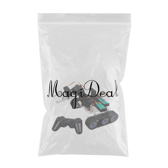 Maxbell Maxbell DIY 4-Dof PS2 Remote Control Tank Chassis Robot Mechanical Arm for Arduino