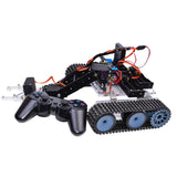 Maxbell Maxbell DIY 4-Dof PS2 Remote Control Tank Chassis Robot Mechanical Arm for Arduino