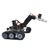 Maxbell Maxbell DIY 4-Dof PS2 Remote Control Tank Chassis Robot Mechanical Arm for Arduino