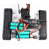 Maxbell Maxbell DIY 4-Dof PS2 Remote Control Tank Chassis Robot Mechanical Arm for Arduino