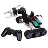 Maxbell Maxbell DIY 4-Dof PS2 Remote Control Tank Chassis Robot Mechanical Arm for Arduino
