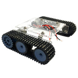 Manipulators Kits DIY Assembling Acrylic 33GB520 Motor DC9-12V Robot Tank Car Chassis Track Crawler Circuits Kits for Arduino Learning Kits - Aladdin Shoppers