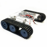 Manipulators Kits DIY Assembling Acrylic 33GB520 Motor DC9-12V Robot Tank Car Chassis Track Crawler Circuits Kits for Arduino Learning Kits - Aladdin Shoppers