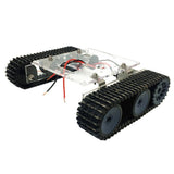 Manipulators Kits DIY Assembling Acrylic 33GB520 Motor DC9-12V Robot Tank Car Chassis Track Crawler Circuits Kits for Arduino Learning Kits - Aladdin Shoppers