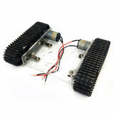 Manipulators Kits DIY Assembling Acrylic 33GB520 Motor DC9-12V Robot Tank Car Chassis Track Crawler Circuits Kits for Arduino Learning Kits - Aladdin Shoppers