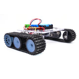 Maxbell Maxbell Robot Learning Kits DIY Smart RC Tank Car Chassis Track Crawler Kits +2.4G Remote Controller for Arduino Robotics Experiment Science Toy