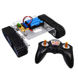 Maxbell Maxbell Robot Learning Kits DIY Smart RC Tank Car Chassis Track Crawler Kits +2.4G Remote Controller for Arduino Robotics Experiment Science Toy