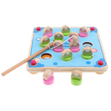 Kids Baby Creative Wooden Intellectual Fishing Game Toy Set Children Early Learning Toy Play Activity - Aladdin Shoppers