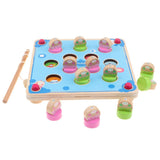 Kids Baby Creative Wooden Intellectual Fishing Game Toy Set Children Early Learning Toy Play Activity - Aladdin Shoppers