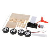 Maxbell Maxbell Wind Powered Car Model DIY Assemble Kit School Physics Science Educational Toy