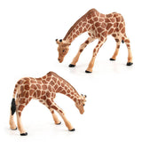 3PCS Simulation Plastic Wildlife Animal Giraffe Model Action Figurine Collectibles Science Nature Toy - Aladdin Shoppers