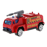 3 Pieces Mini Die-Cast Alloy Fire Engine Cars Model Kids Toy Set Fire Engine