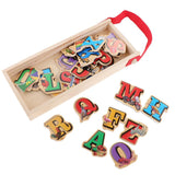 Maxbell Maxbell Kids Wooden Cartoon Fridge Magnet Children Educational Toys Letters