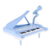 Maxbell Maxbell Kids Piano Toy Keyboard for Kids Birthday Gift Music Instruments with Microphone 25 Keys Hands-on Toys (Blue)