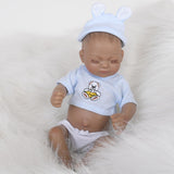Handmade 11inch Reborn Infant Doll Realistic Newborn African Baby Doll Model
