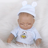 Handmade 11inch Reborn Infant Doll Realistic Newborn African Baby Doll Model