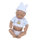 Handmade 11inch Reborn Infant Doll Realistic Newborn African Baby Doll Model