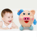 Electric Dancing Piglet Toy w/ Sound and Lights Kids Toddler Gift  Blue