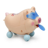 Electric Dancing Piglet Toy w/ Sound and Lights Kids Toddler Gift  Blue