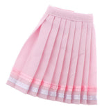 Fashion Pleated Skirt Dress for Blythe 12inch Doll Party Casual Outfit Pink