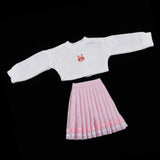6xFashion Top Pleated Skirt Suit for Blythe 12inch Doll Party Casual Outfits