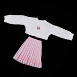6xFashion Top Pleated Skirt Suit for Blythe 12inch Doll Party Casual Outfits