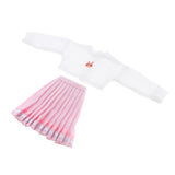 6xFashion Top Pleated Skirt Suit for Blythe 12inch Doll Party Casual Outfits