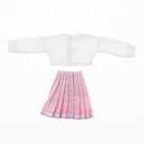 6xFashion Top Pleated Skirt Suit for Blythe 12inch Doll Party Casual Outfits