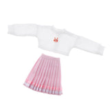 6xFashion Top Pleated Skirt Suit for Blythe 12inch Doll Party Casual Outfits
