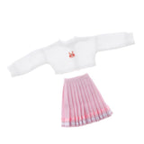 6xFashion Top Pleated Skirt Suit for Blythe 12inch Doll Party Casual Outfits
