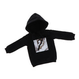 Cute Doll Pullover Clothes for Blythe 12inch Doll Dress up Accessory Black