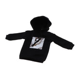 Cute Doll Pullover Clothes for Blythe 12inch Doll Dress up Accessory Black