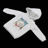 Cute Doll Pullover Clothes for Blythe 12inch Doll Dress up Accessory White