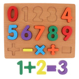 Wooden Jigsaw Puzzle Board Kids/Baby Cognitive Toy Number 0-9