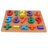 Wooden Jigsaw Puzzle Board Kids/Baby Cognitive Toy Number 0-9