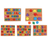 Wooden Jigsaw Puzzle Board Kids/Baby Cognitive Toy Number 0-9
