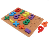 Wooden Jigsaw Puzzle Board Kids/Baby Cognitive Toy Number 0-9