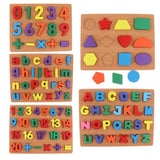 Wooden Jigsaw Puzzle Board Kids/Baby Cognitive Toy Number 0-9