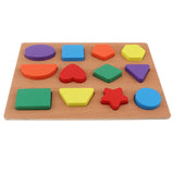 Maxbell Maxbell Wooden Jigsaw Puzzle Board Kids/Baby Cognitive Toy Shapes