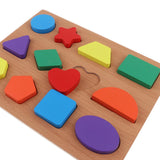 Maxbell Maxbell Wooden Jigsaw Puzzle Board Kids/Baby Cognitive Toy Shapes