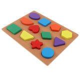 Maxbell Maxbell Wooden Jigsaw Puzzle Board Kids/Baby Cognitive Toy Shapes