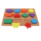 Maxbell Maxbell Wooden Jigsaw Puzzle Board Kids/Baby Cognitive Toy Shapes