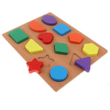 Maxbell Maxbell Wooden Jigsaw Puzzle Board Kids/Baby Cognitive Toy Shapes