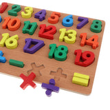 Maxbell Maxbell Wooden Jigsaw Puzzle Board Kids/Baby Cognitive Toy Number 1-20