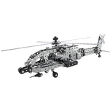 567Pcs Assembly Apache Helicopter Model Building Blocks Combat Paly Toy