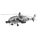 567Pcs Assembly Apache Helicopter Model Building Blocks Combat Paly Toy